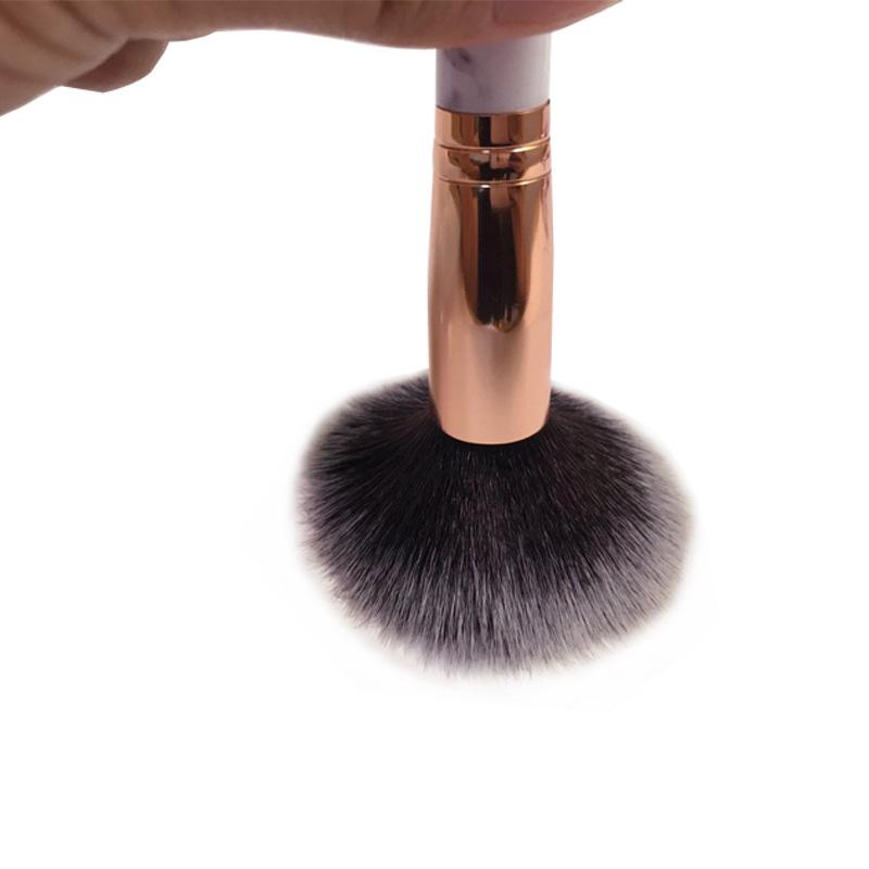 10Pcs/Set Professional Makeup Brushes Marbling Handle Eye Shadow Eyebrow Lip Eye Make Up Brush Comestic Tools HJL2017