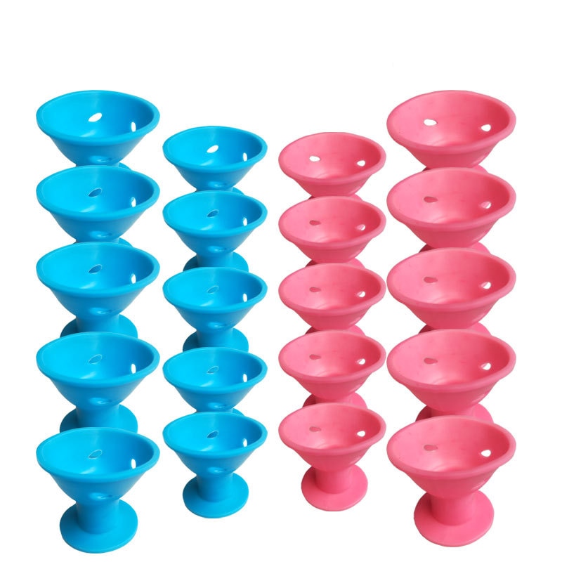 10/20pcs/set Magic Hair Care Rollers for Curlers Sleeping No Heat Soft Rubber Silicone Hair Curler Twist Hair Styling DIY Tool